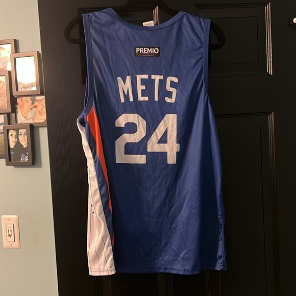 New York Mets Blue and White Basketball Jersey Size Large - Picture 4 of 4